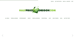 Desktop Screenshot of halfpriceoregon.com